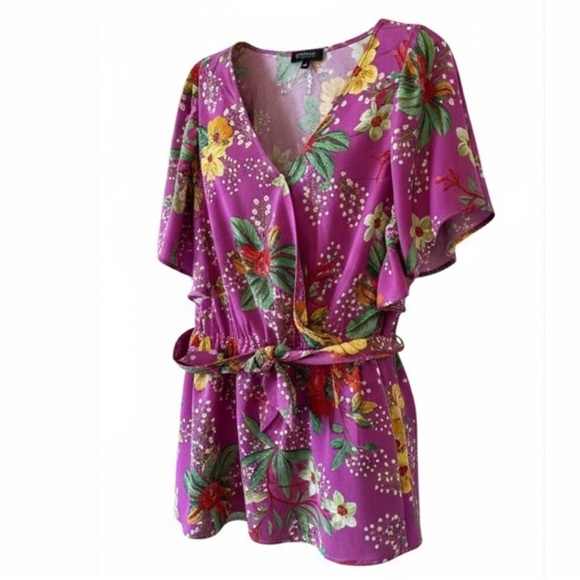 Plus Size Rachel Zoe Floral Women's Top - Picture 1 of 5